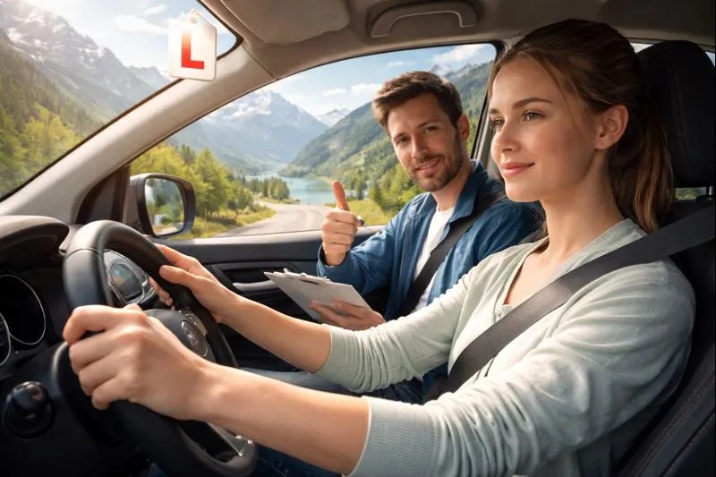 Come restare calmi e concentrati mentre si impara a guidare in&nbsp;Svizzera